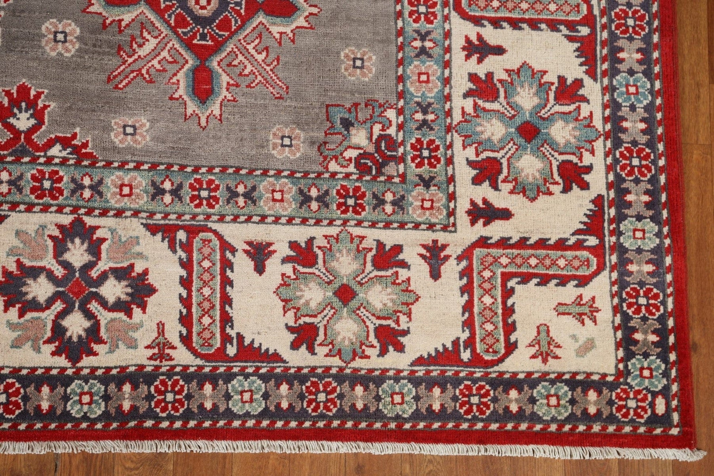 Vegetable Dye Kazak Oriental Area Rug 9x12