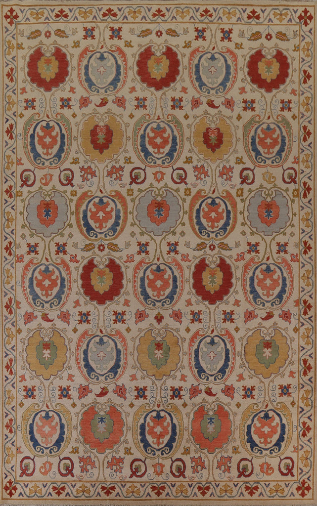 All-Over Kazak Vegetable Dye Area Rug 9x13