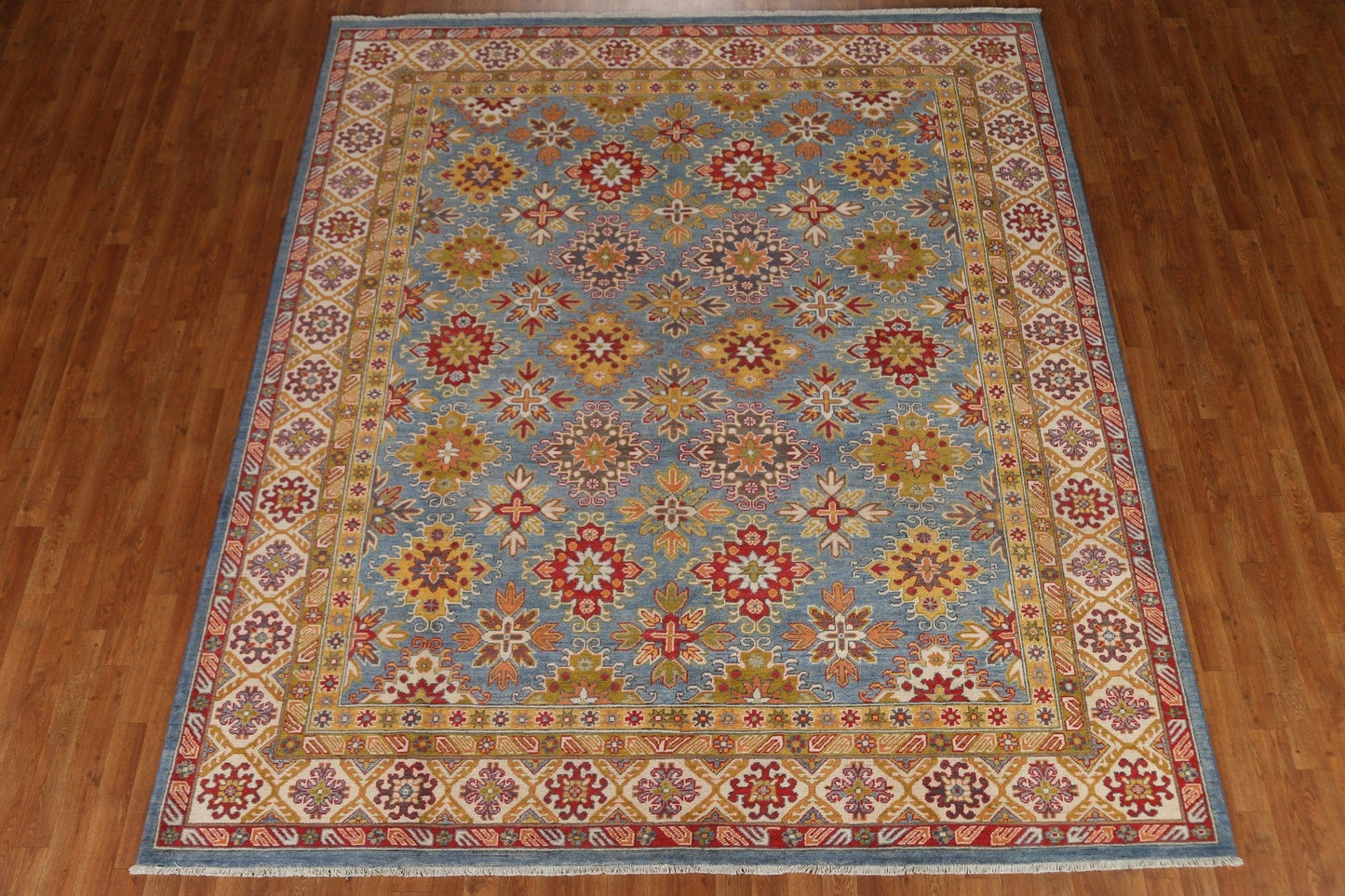 Vegetable Dye Kazak Oriental Area Rug 8x10