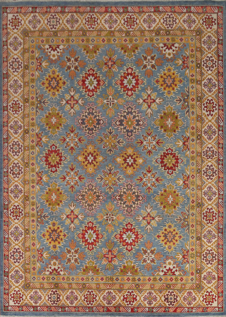 Vegetable Dye Kazak Oriental Area Rug 8x10