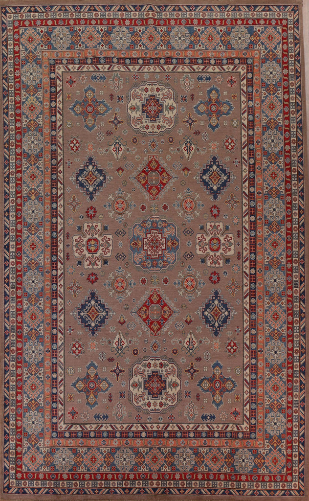 Vegetable Dye Kazak Large Area Rug 10x14