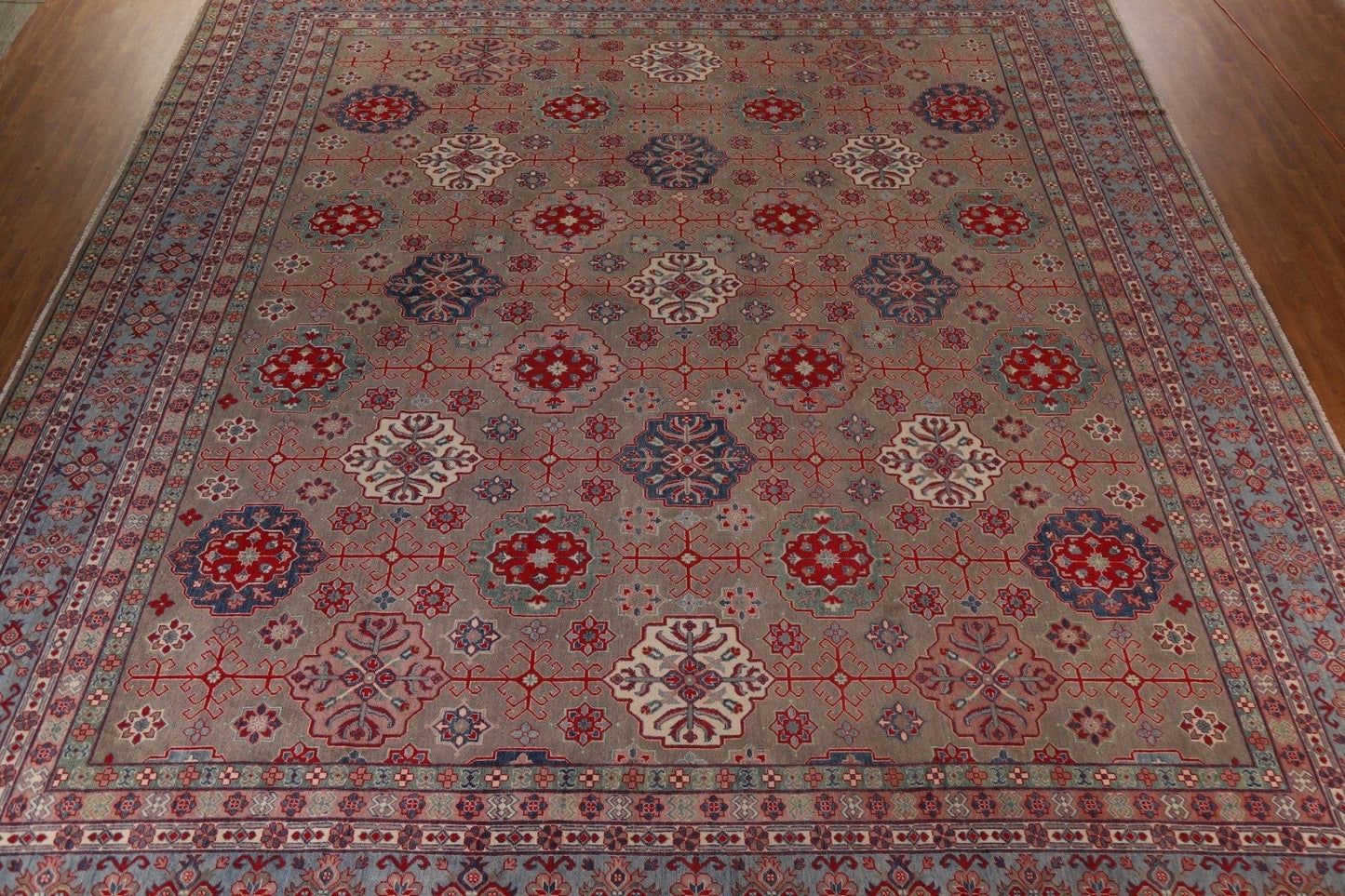 Geometric Wool Kazak Oriental Large Rug 17x20