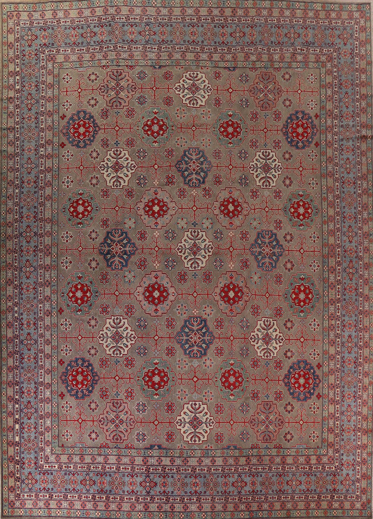 Geometric Wool Kazak Oriental Large Rug 17x20