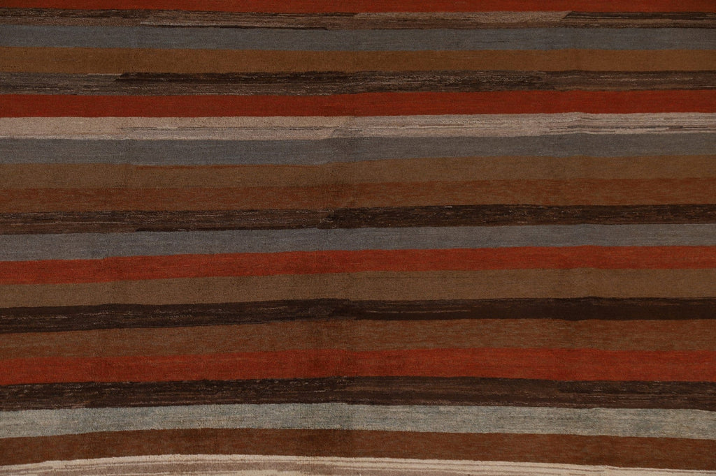 Striped Gabbehh Kashkoli Wool Area Rug 8x10