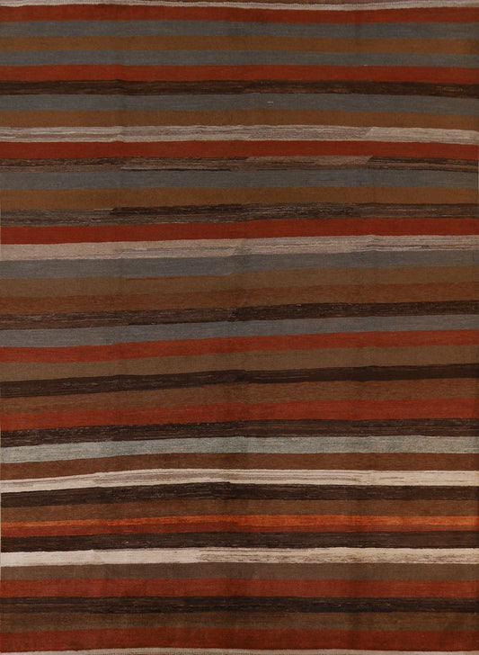 Striped Gabbehh Kashkoli Wool Area Rug 8x10