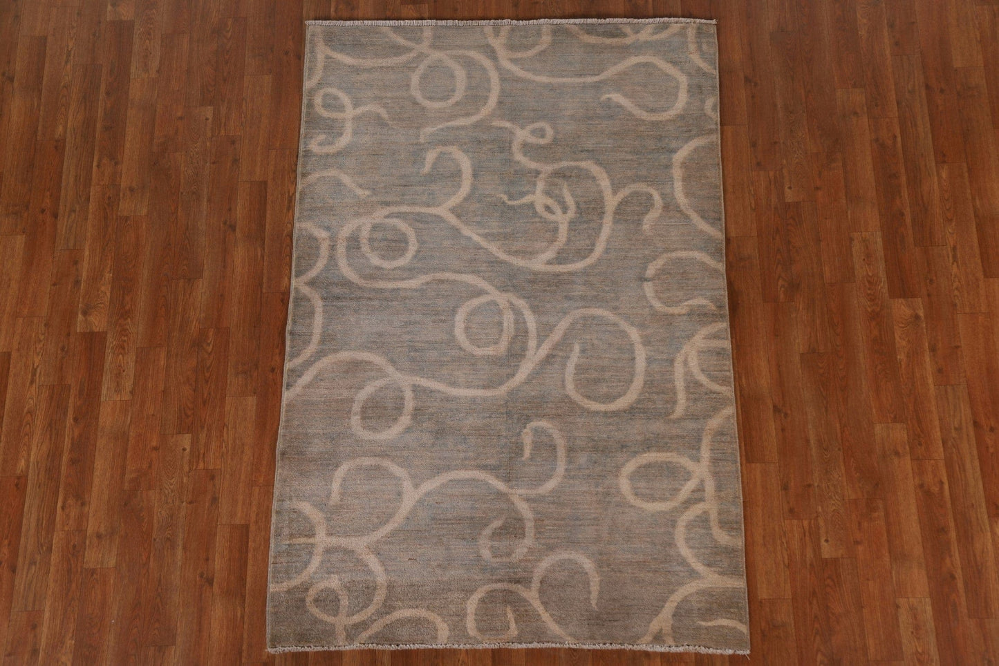 Contemporary Gabbehh Kashkoli Area Rug 4x6