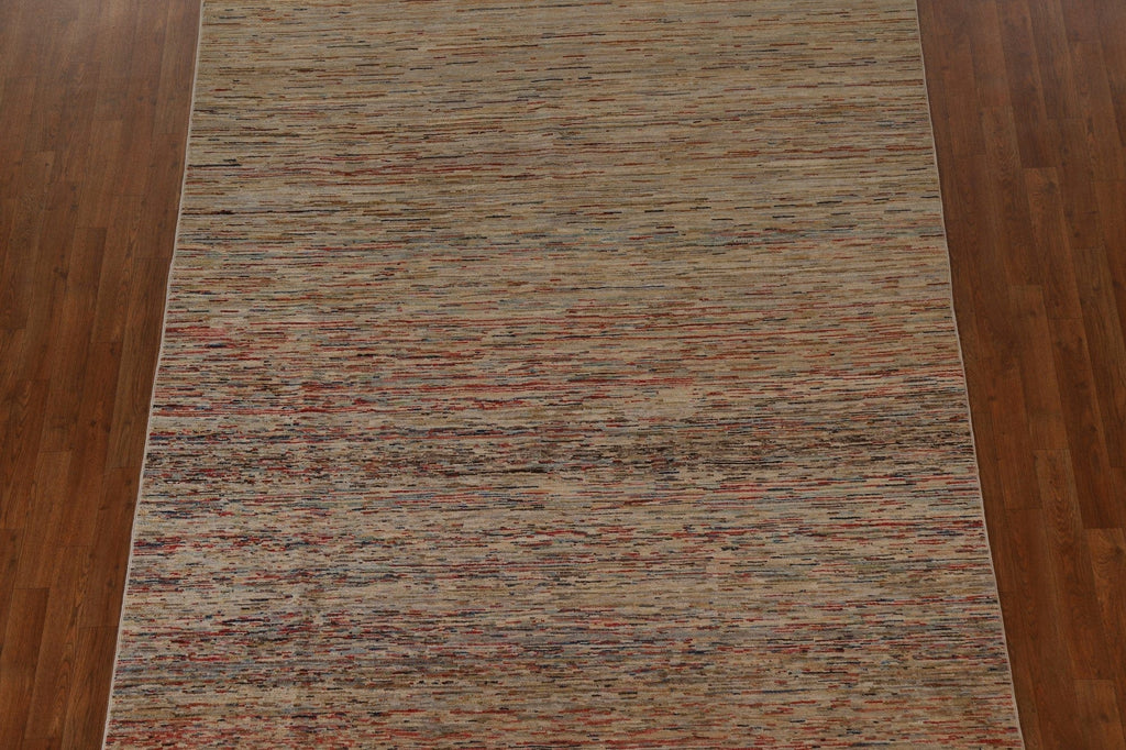 Striped Gabbeh Kashkoli Oriental Area Rug 7x10