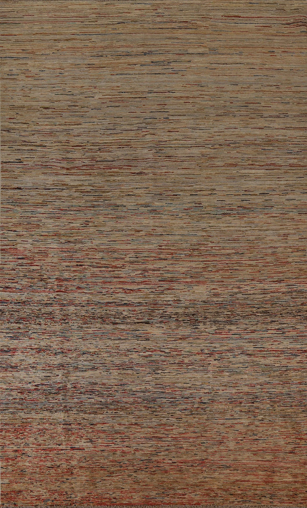 Striped Gabbeh Kashkoli Oriental Area Rug 7x10