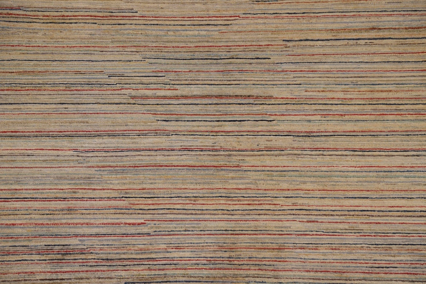 Striped Gabbeh Kashkoli Wool Area Rug 5x7