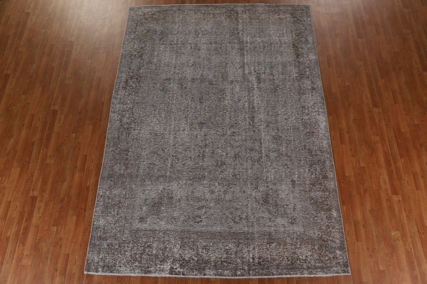 Over-Dyed Distressed Tabriz Persian Area Rug 8x11