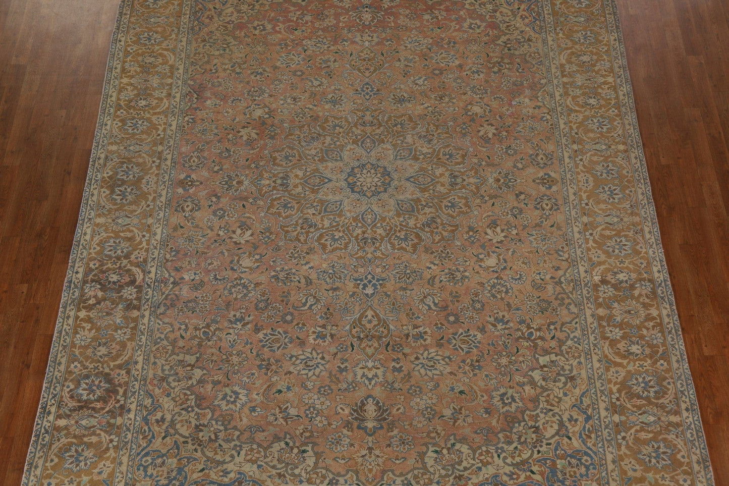 Distressed Najafabad Persian Area Rug 9x12