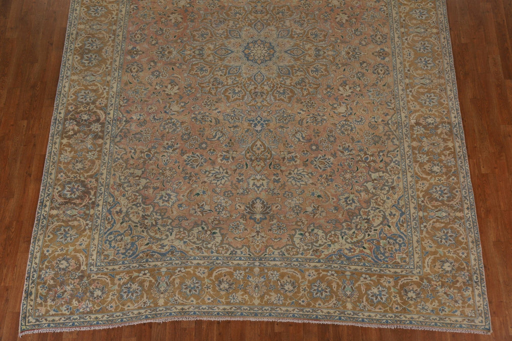 Distressed Najafabad Persian Area Rug 9x12