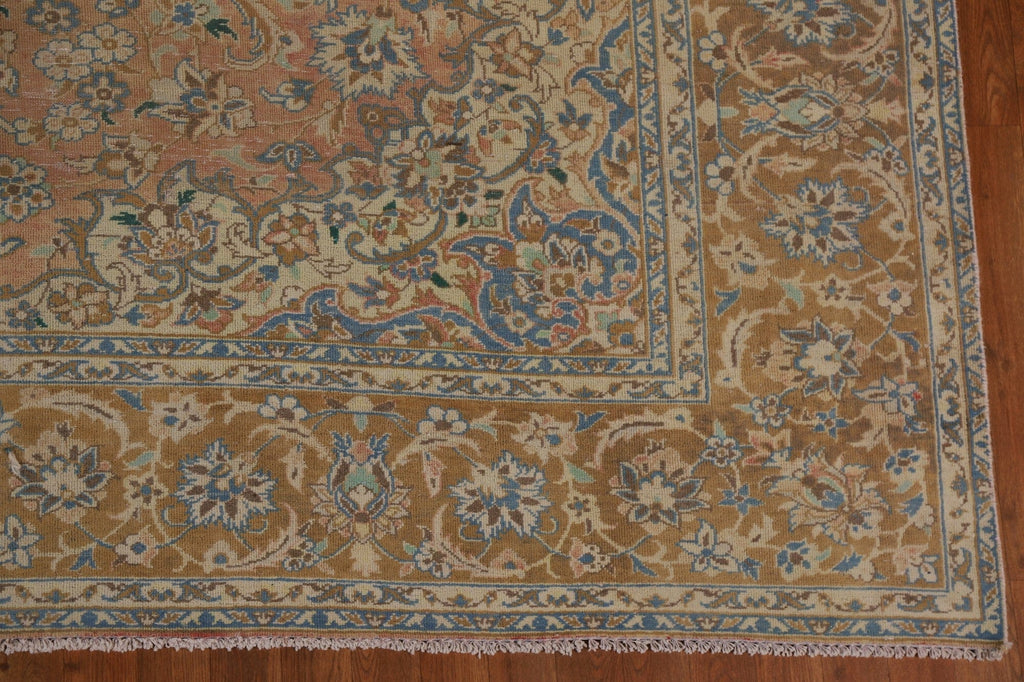 Distressed Najafabad Persian Area Rug 9x12