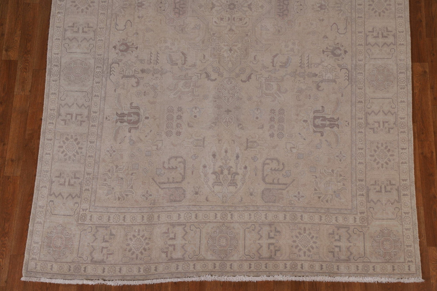 Distressed Muted Tabriz Persian Area Rug 6x10