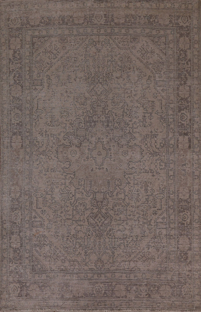 Distressed Tabriz Persian Area Rug 6x9