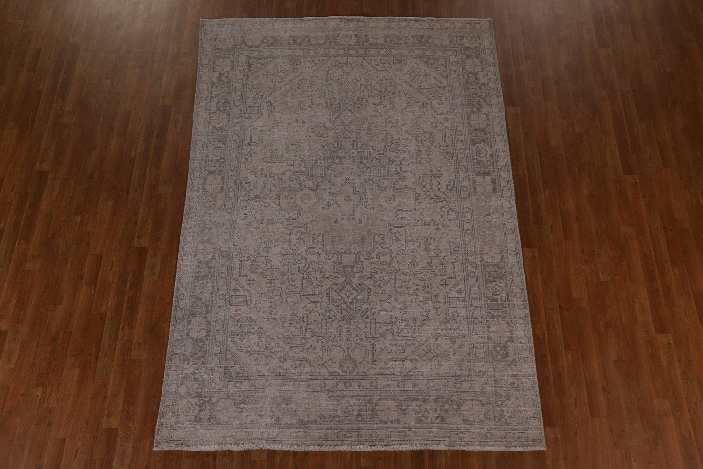 Distressed Tabriz Persian Area Rug 6x9