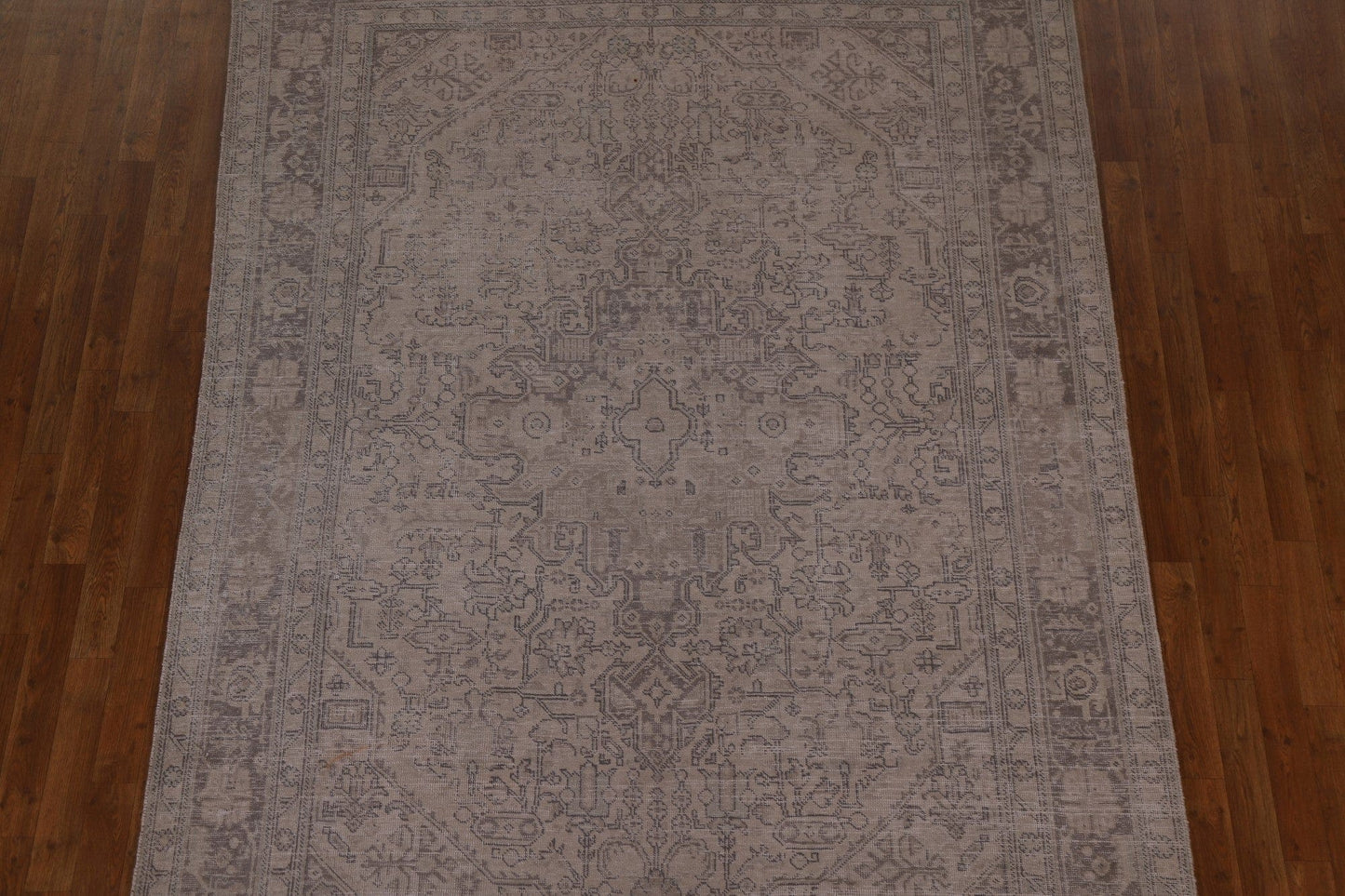 Distressed Tabriz Persian Area Rug 6x9