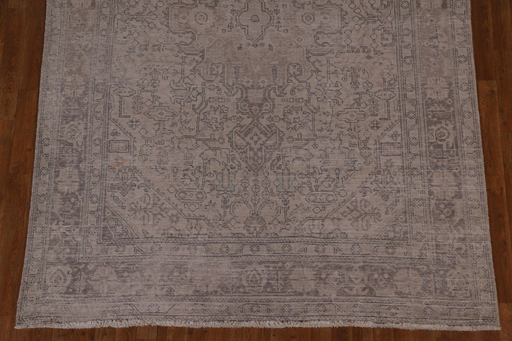 Distressed Tabriz Persian Area Rug 6x9