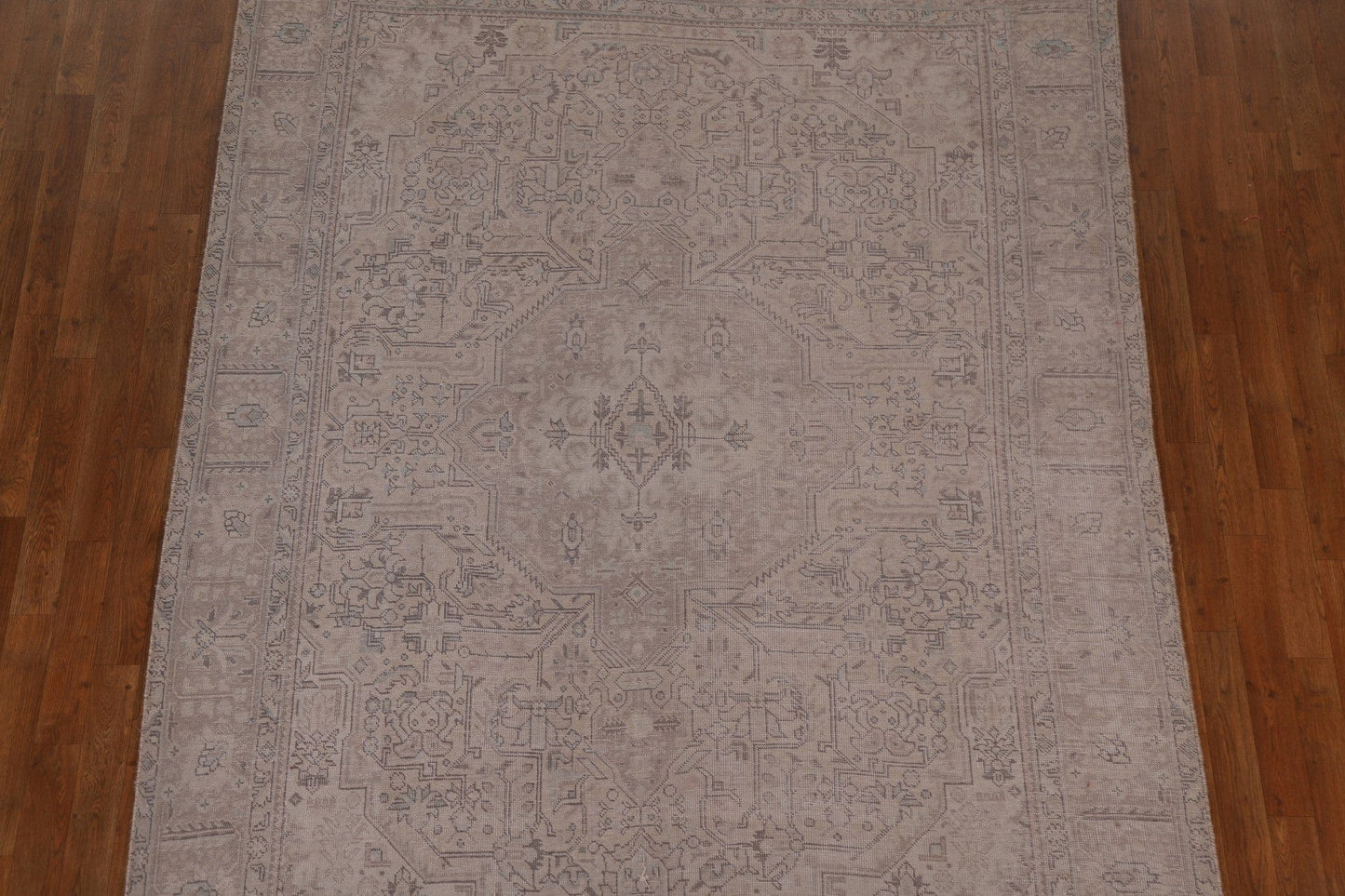 Vintage Distressed Tabriz Persian Area Rug 6x9