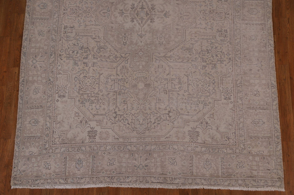 Vintage Distressed Tabriz Persian Area Rug 6x9