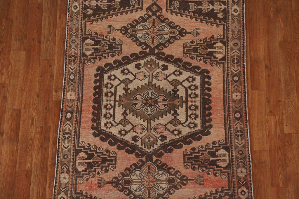 Geometric Hamedan Persian Area Rug 3x5