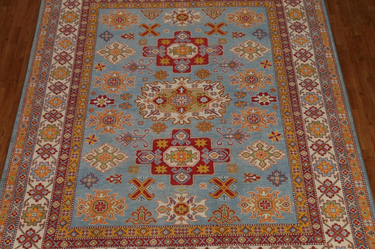 Geometric Kazak Handmade Area Rug 8x10