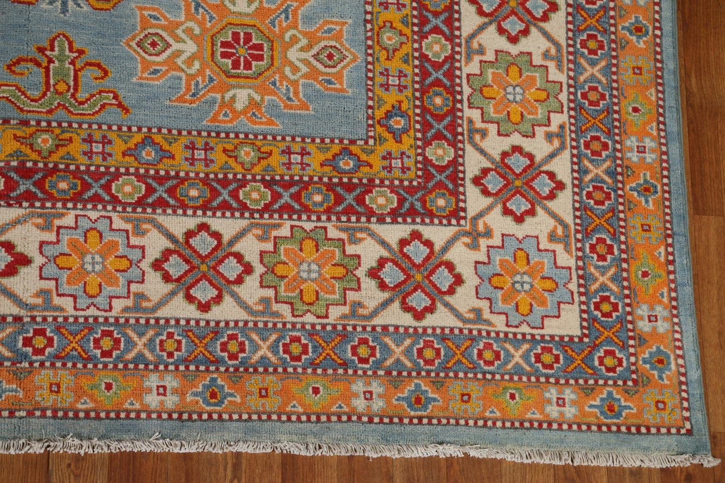 Geometric Kazak Handmade Area Rug 8x10