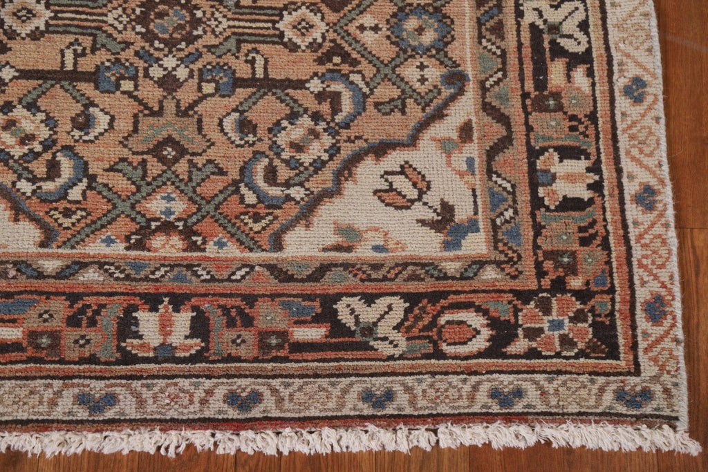 Vintage Hamedan Persian Runner Rug 3x10