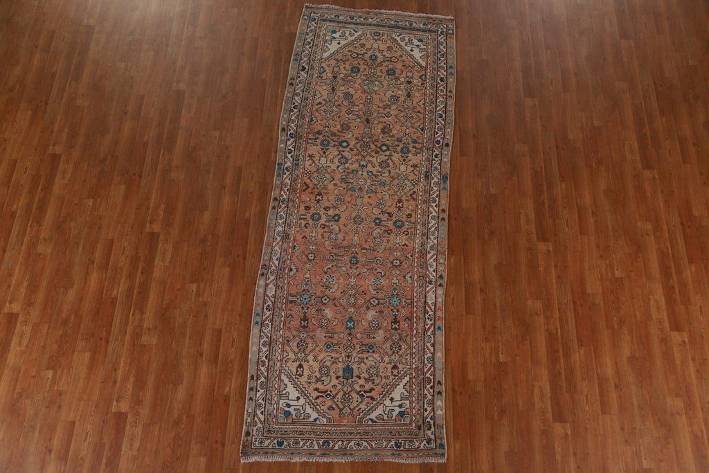 Vintage Wool Malayer Persian Runner Rug 3x9