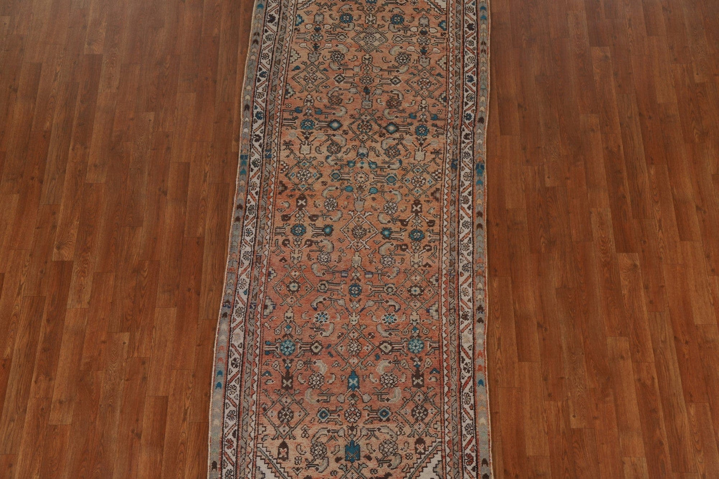 Vintage Wool Malayer Persian Runner Rug 3x9