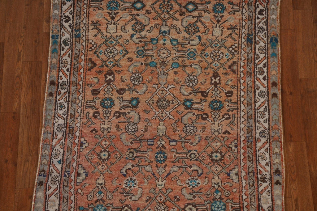 Vintage Wool Malayer Persian Runner Rug 3x9