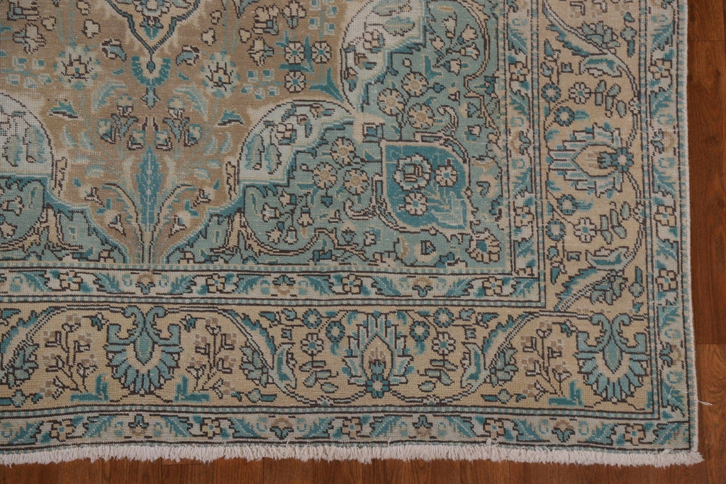 Distressed Tabriz Persian Area Rug 6x9