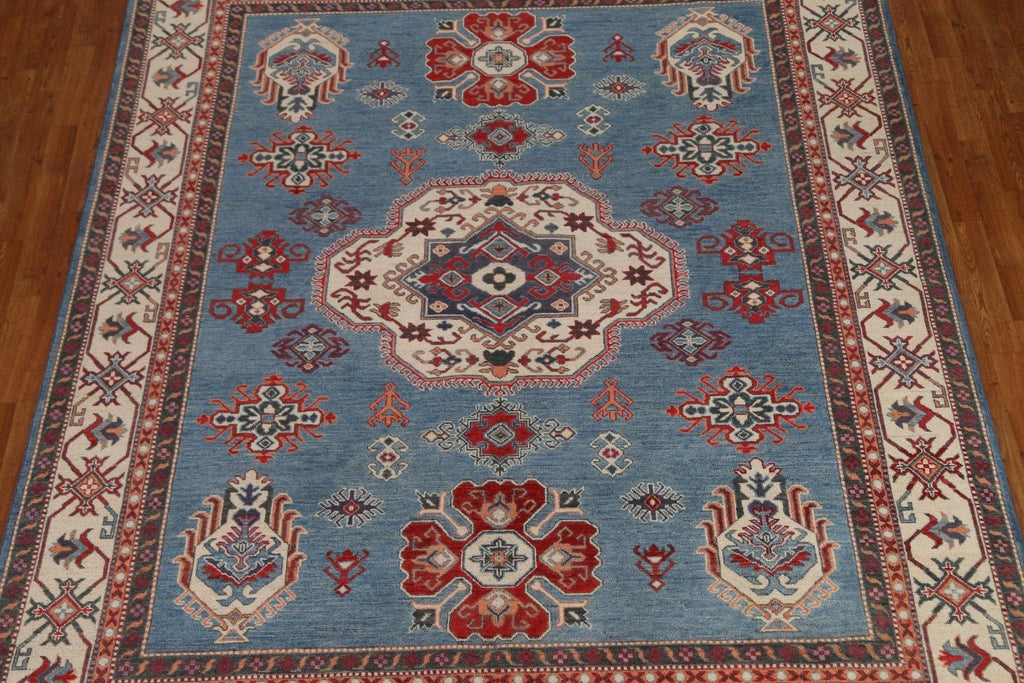 Light Blue Kazak Pakistan Area Rug 8x10