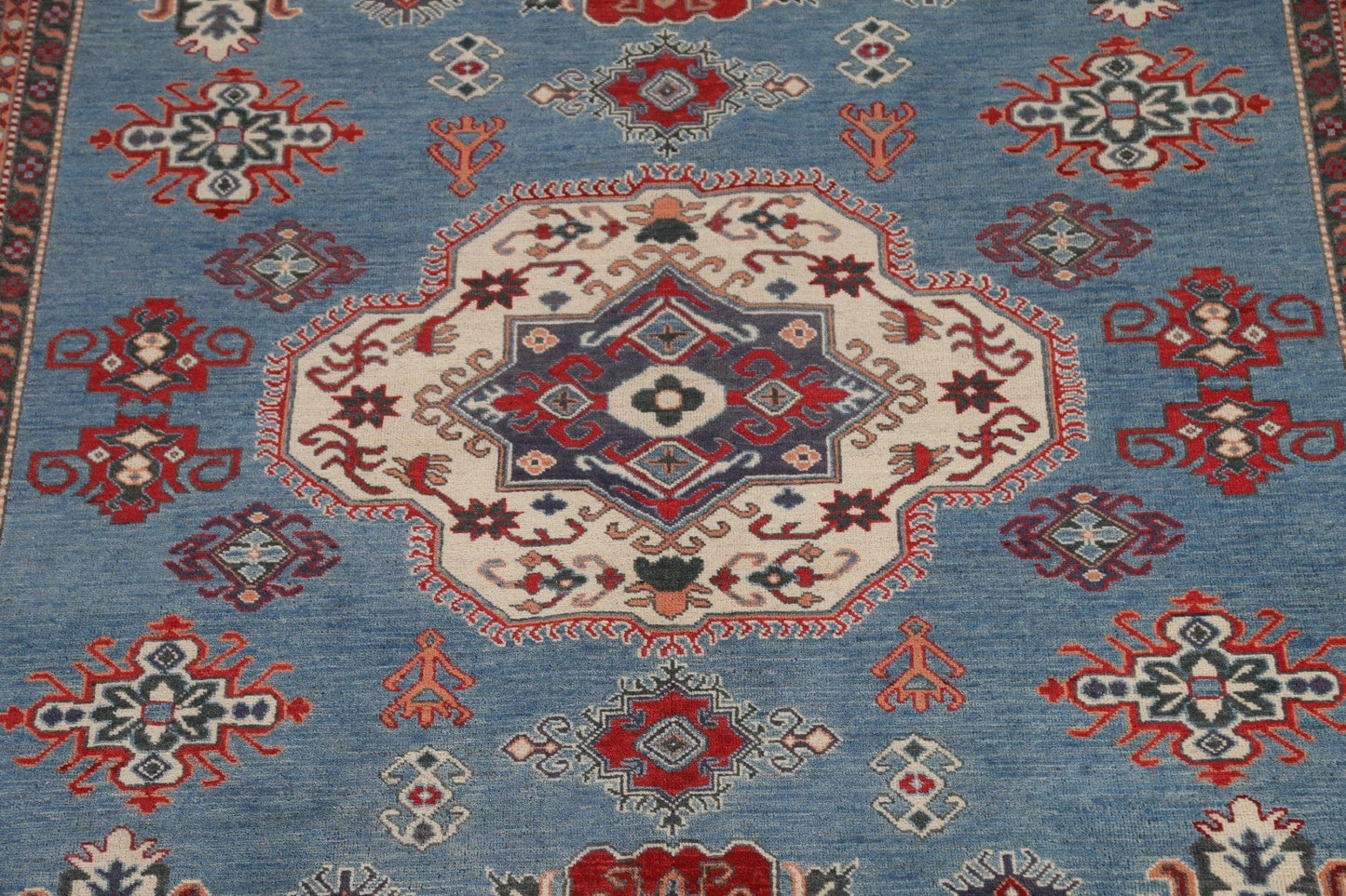 Light Blue Kazak Pakistan Area Rug 8x10