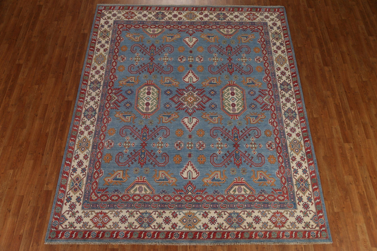 Light Blue Kazak Pakistan Area Rug 8x10