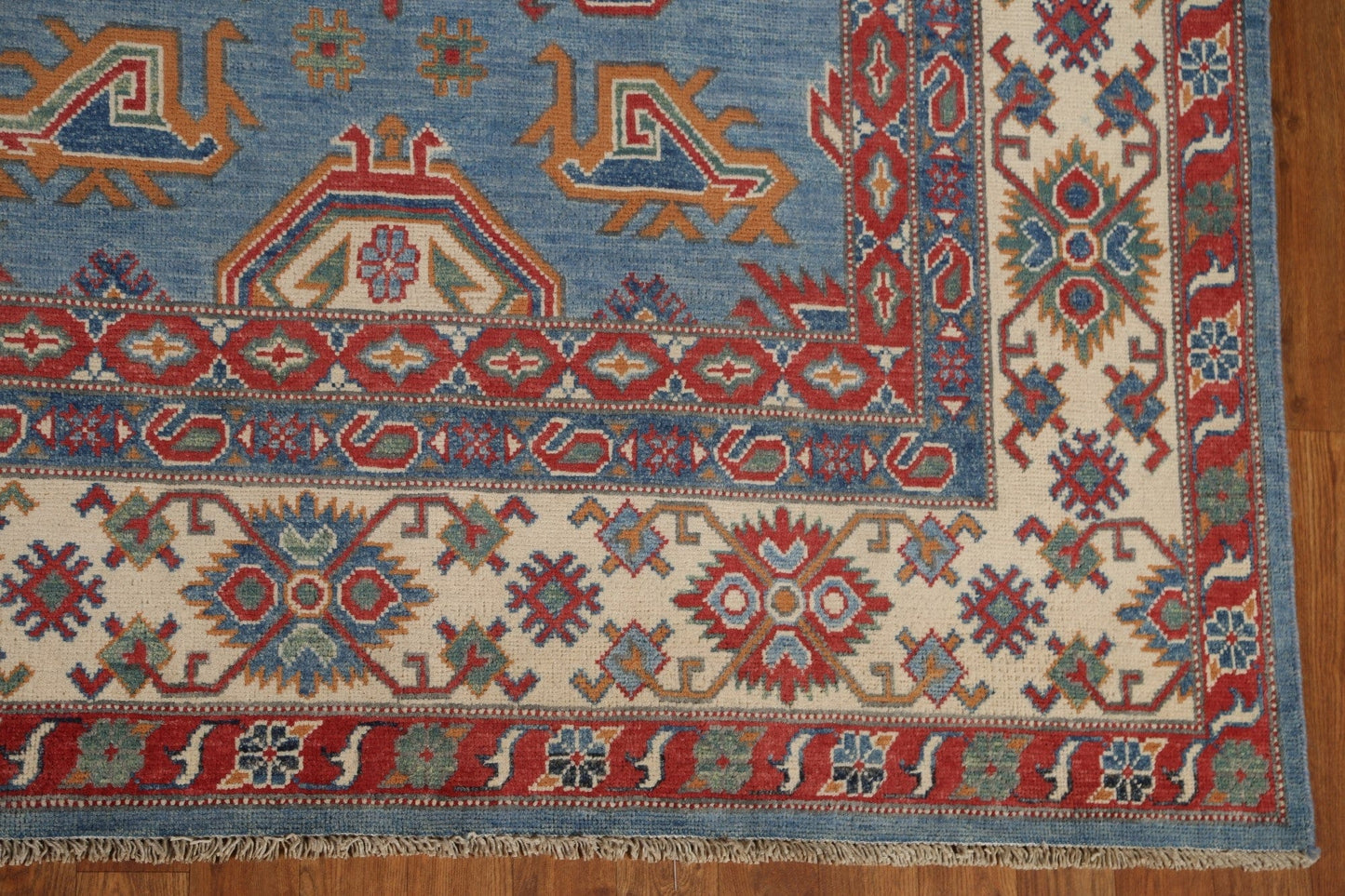 Light Blue Kazak Pakistan Area Rug 8x10