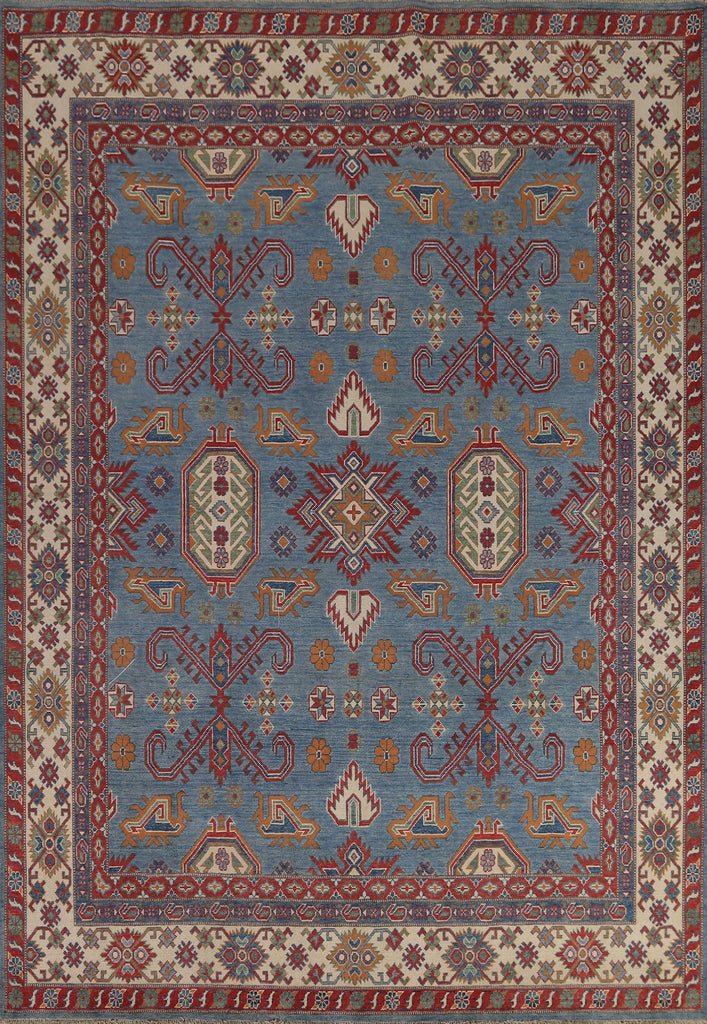 Light Blue Kazak Pakistan Area Rug 8x10