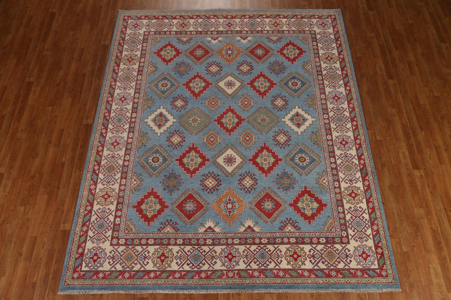 Geometric Kazak Pakistan Area Rug 8x10