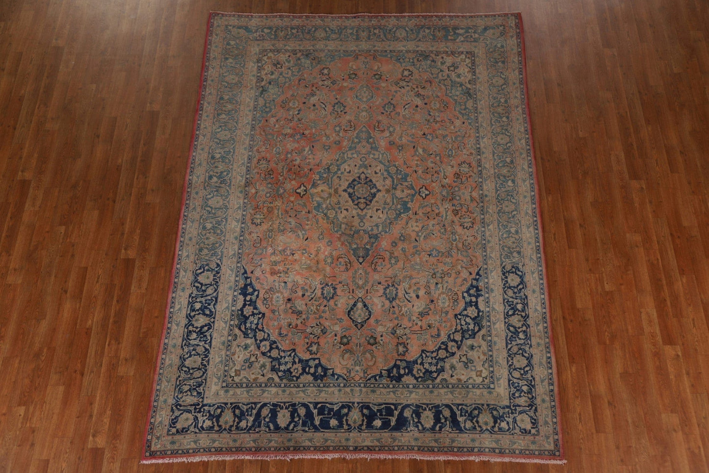 Traditional Mashad Persian Area Rug 7x9