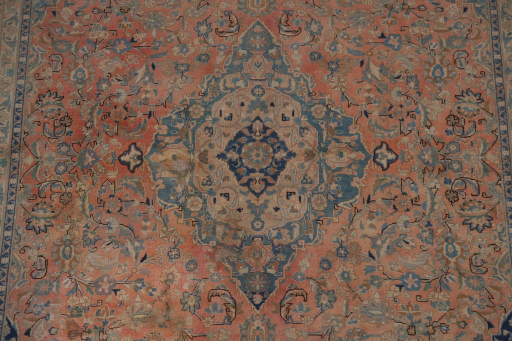 Traditional Mashad Persian Area Rug 7x9