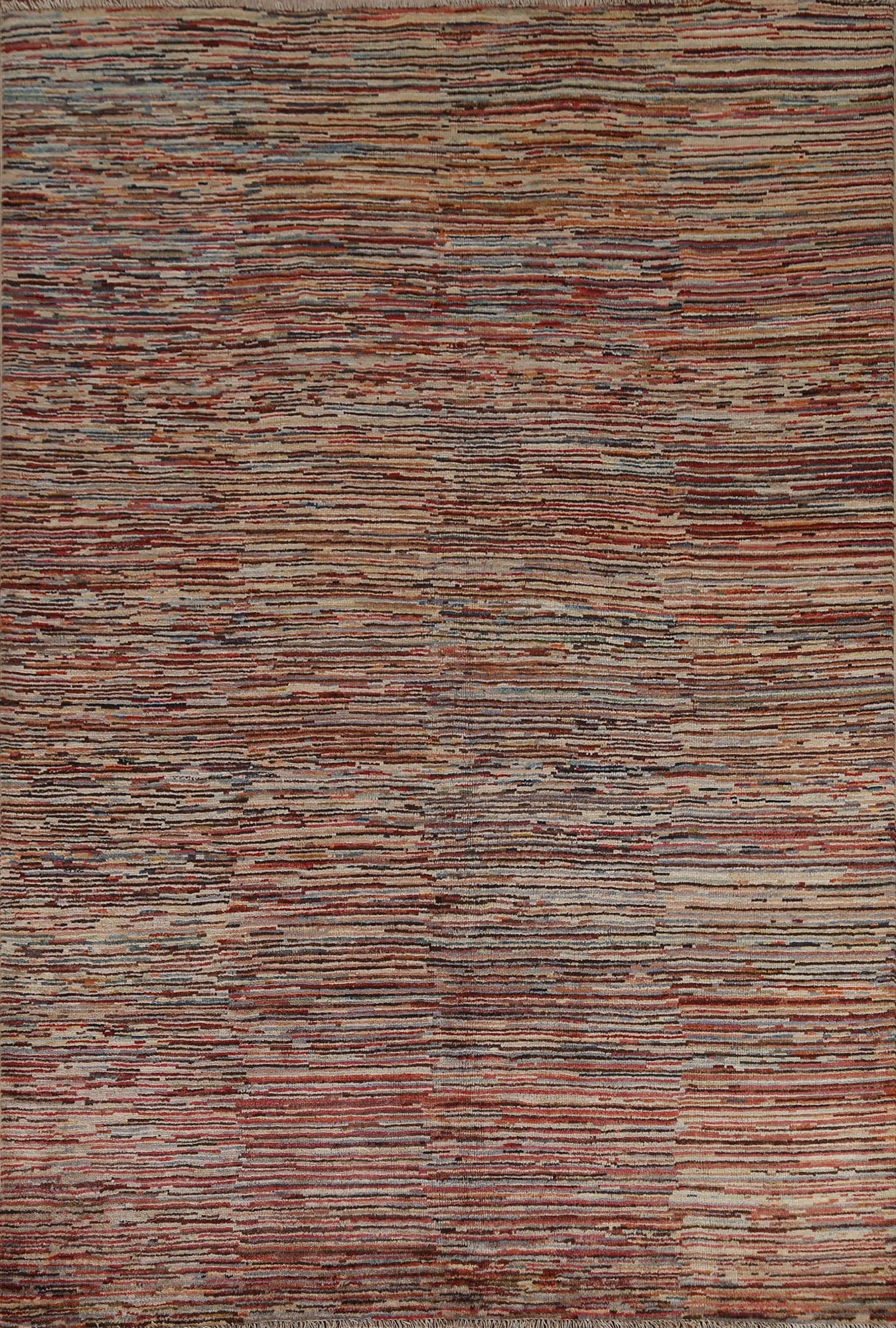 Striped Gabbeh Kashkoli Oriental Area Rug 6x8