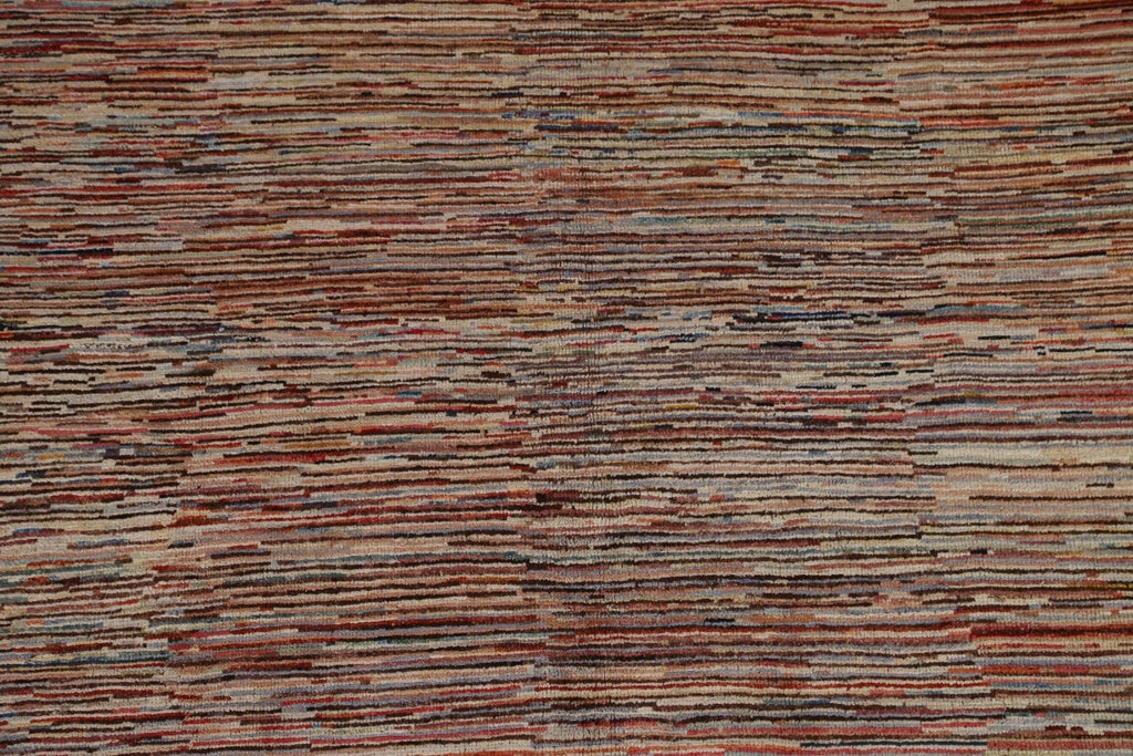 Striped Gabbeh Kashkoli Oriental Area Rug 6x8