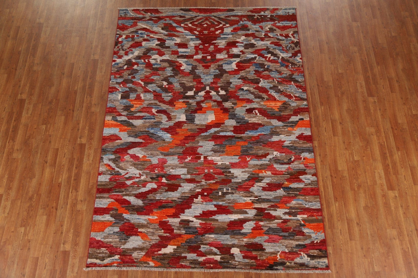 Gabbeh Kashkoli Abstract Area Rug 7x10