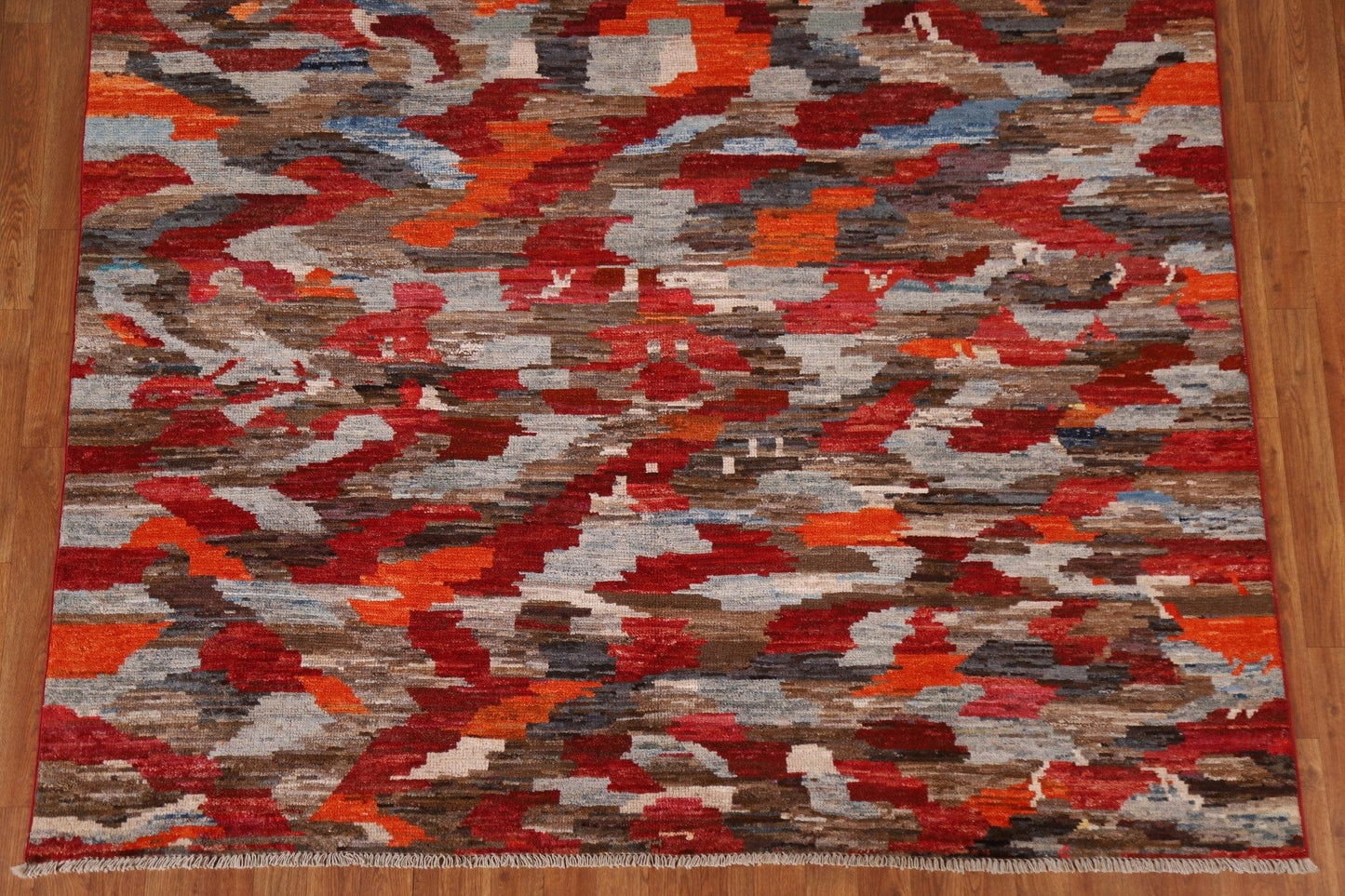 Gabbeh Kashkoli Abstract Area Rug 7x10