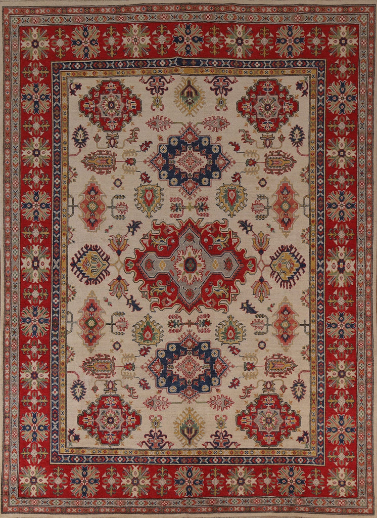 Handmade Wool Kazak Oriental Area Rug 6x10