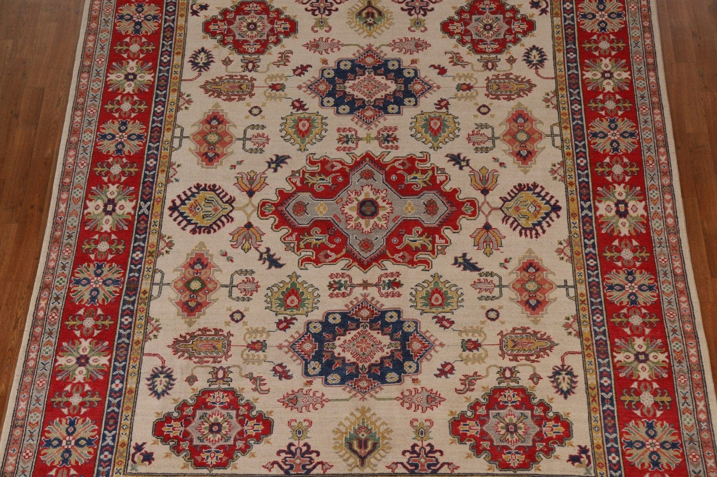 Handmade Wool Kazak Oriental Area Rug 6x10