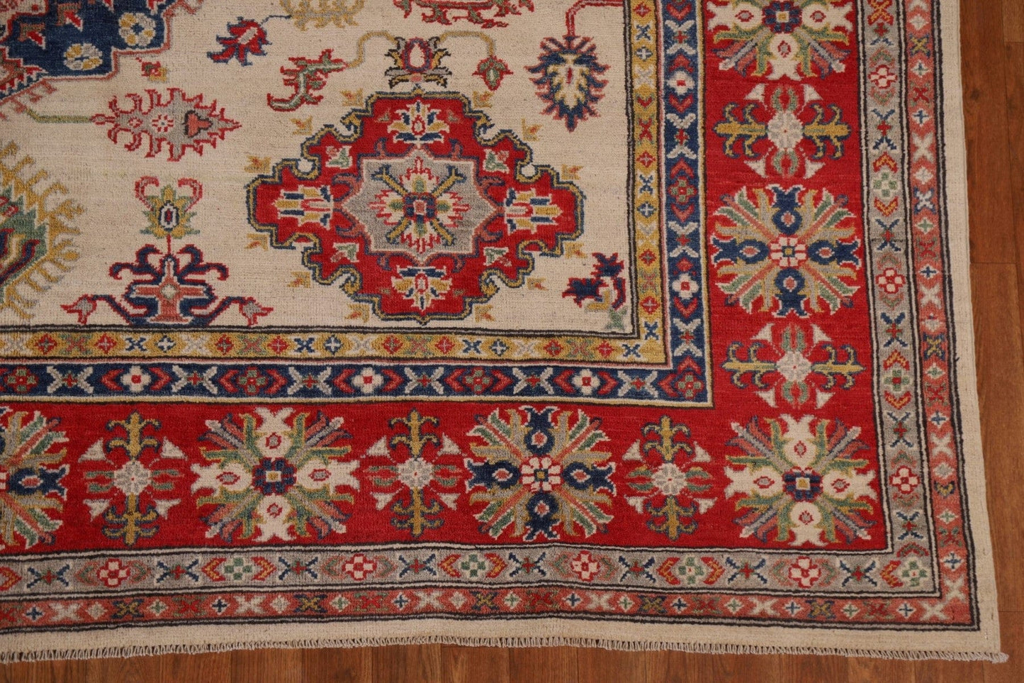 Handmade Wool Kazak Oriental Area Rug 6x10