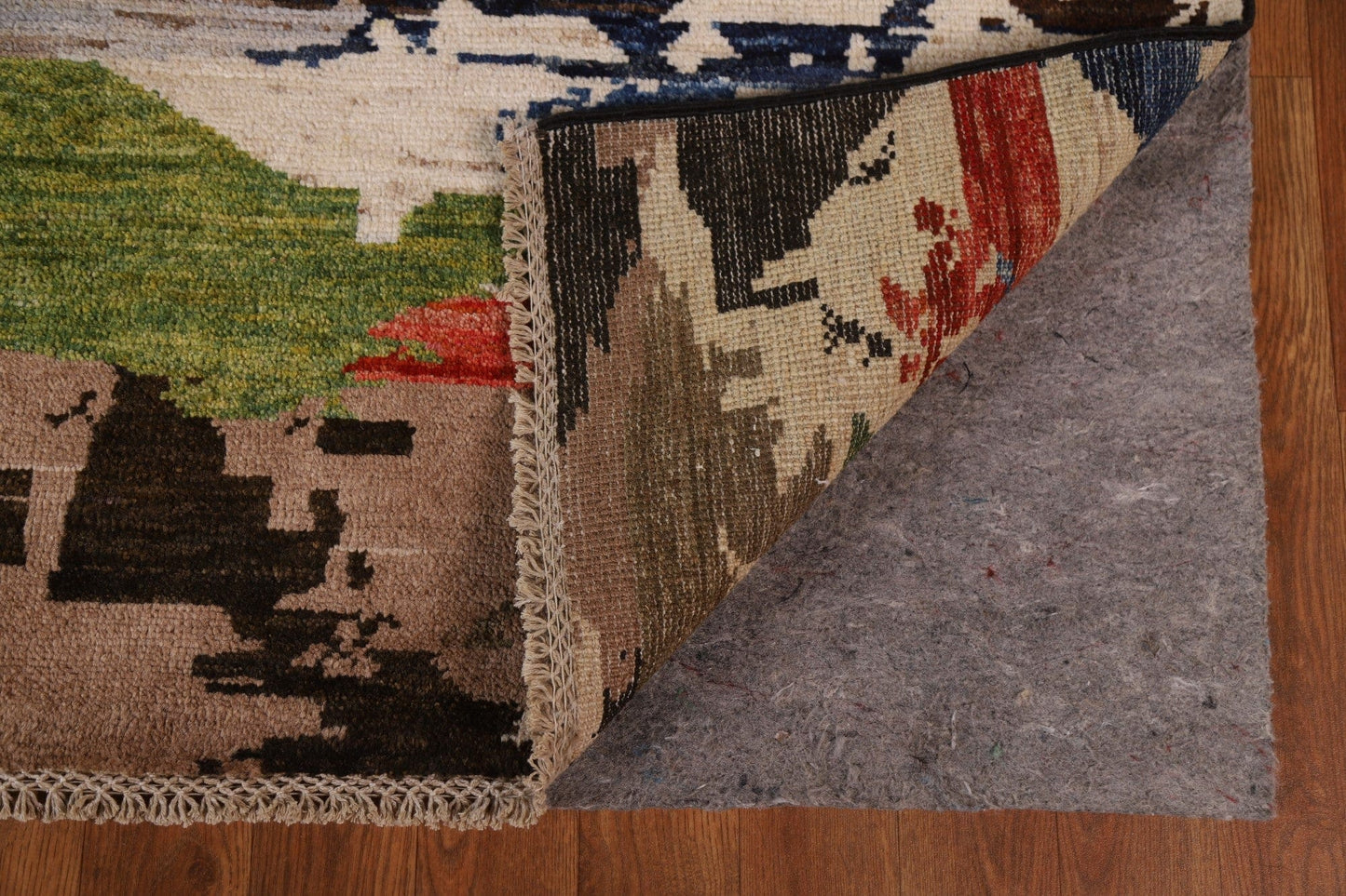 Handmade Abstract Area Rug 6x8