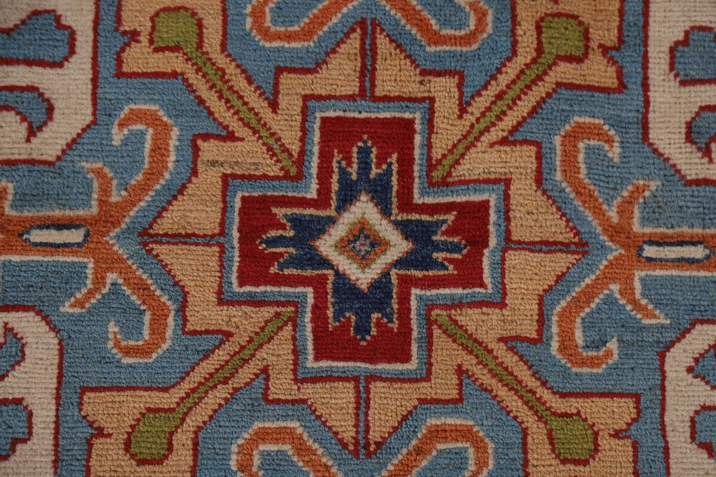 Vegetable Dye Kazak Round Area Rug 8x8