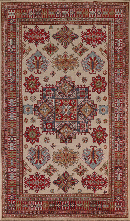 Vegetable Dye Kazak Oriental Area Rug 7x10